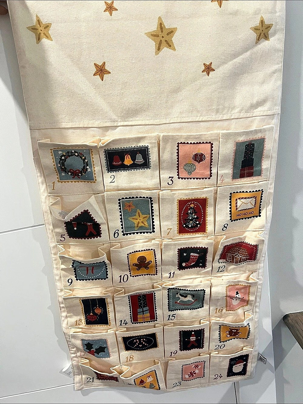 24-Pocket Christmas Advent Calendar